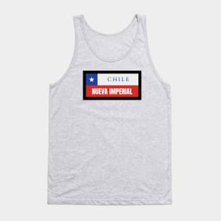 Nueva Imperial City in Chile Flag Tank Top